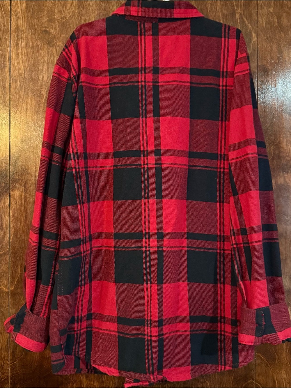Levi’s Boys Classic Buffalo Plaid Flannel Shirt Size 14/16 - Picture 4 of 7